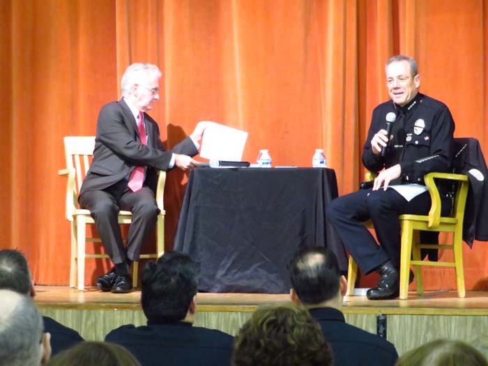 Councilmember Krekorian and LAPD Chief Moore