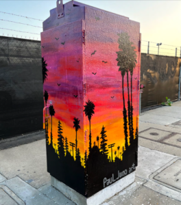 Sunset art box