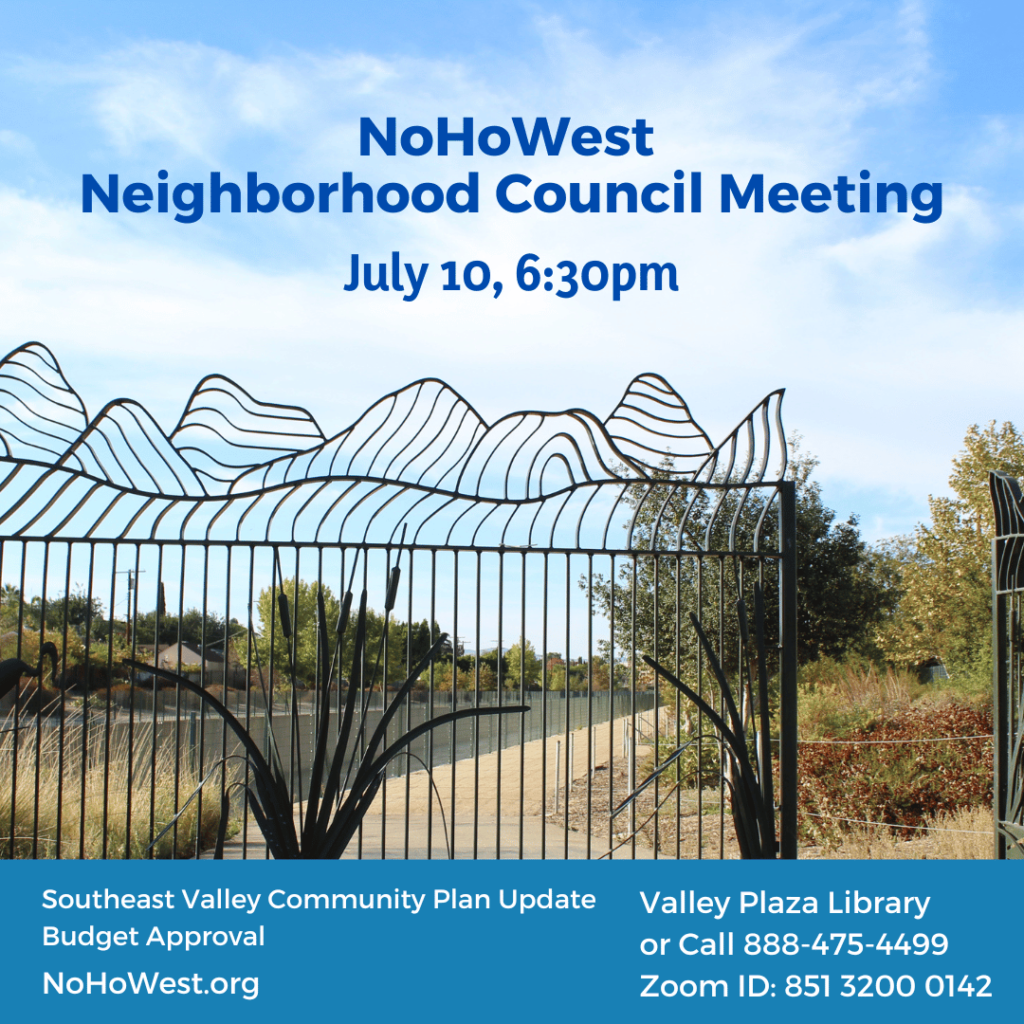 NoHoWest Neighborhood Council Meeting