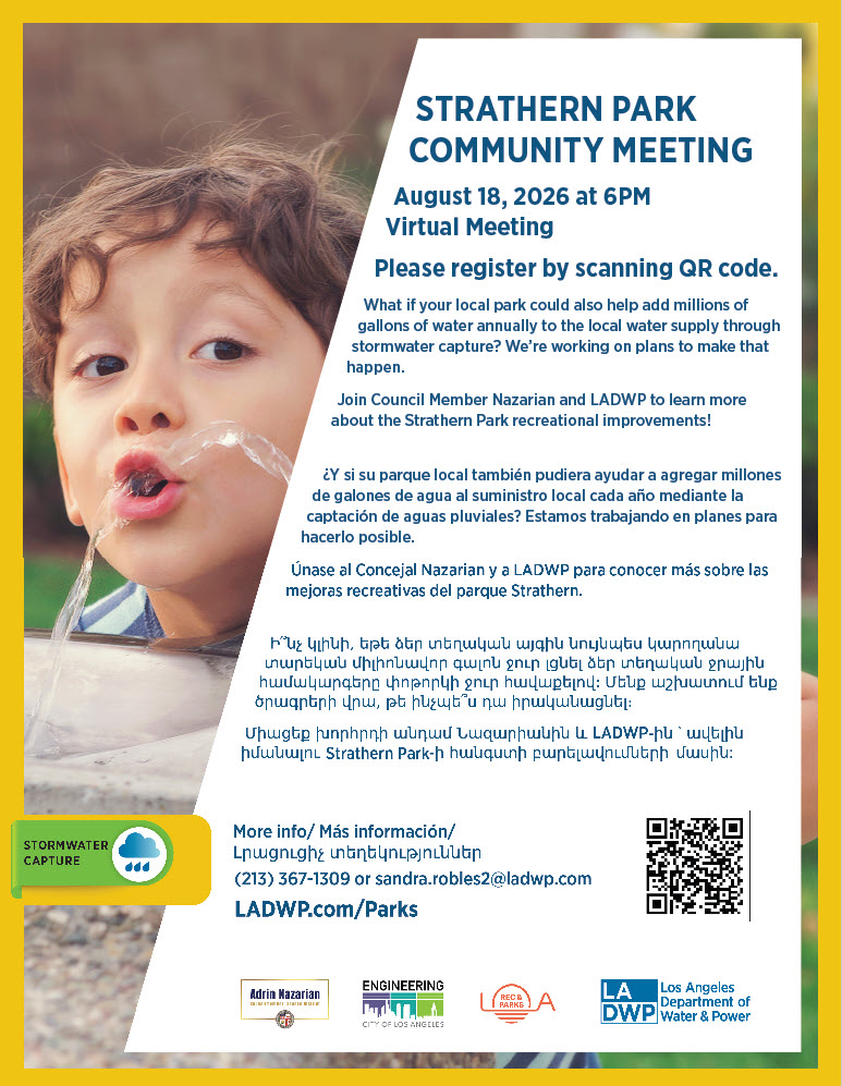 community meeting about strathern park